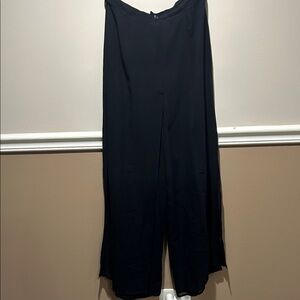 Sophisticated Black Wide Leg Women's Pants